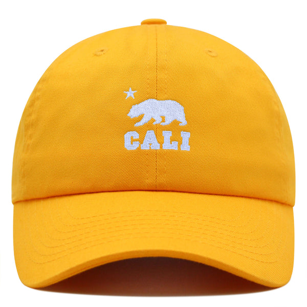 California Bear Premium Dad Hat Embroidered Cotton Baseball Cap West Coast