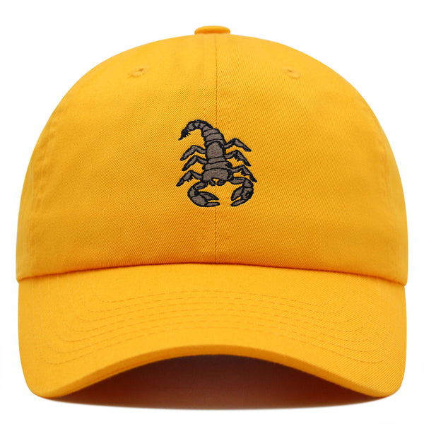 Scorpion Premium Dad Hat Embroidered Cotton Baseball Cap Tattoo