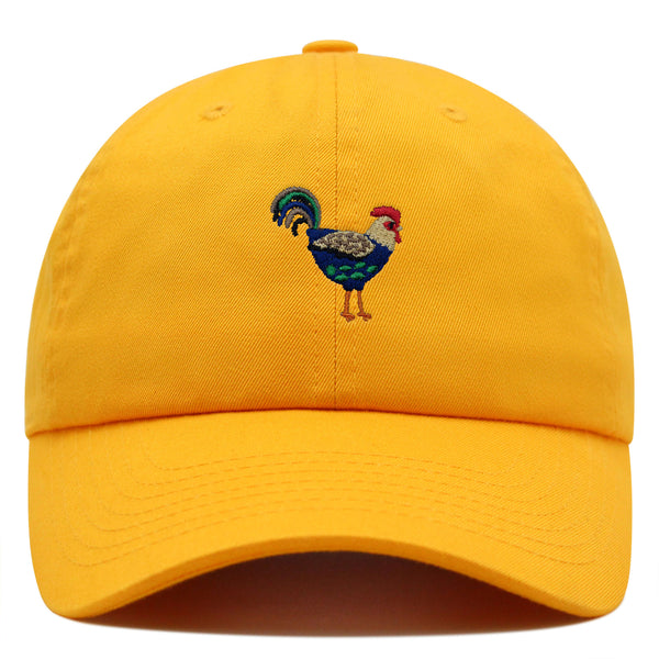 Colorful Chicken Premium Dad Hat Embroidered Cotton Baseball Cap Pollo