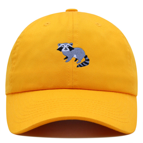 Racoon Premium Dad Hat Embroidered Cotton Baseball Cap