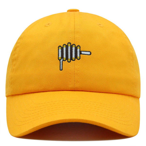 Honey Premium Dad Hat Embroidered Cotton Baseball Cap