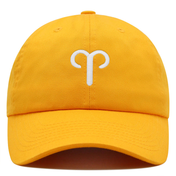 Aries  Premium Dad Hat Embroidered Cotton Baseball Cap Zodiac Symbol