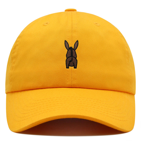 Donkey Butt Premium Dad Hat Embroidered Cotton Baseball Cap Funny Cute