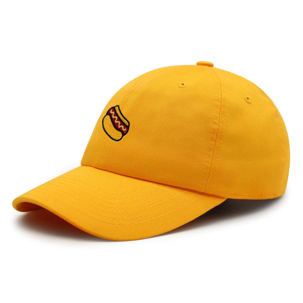 Hotdog Premium Dad Hat Embroidered Baseball Cap Foodie Sausage