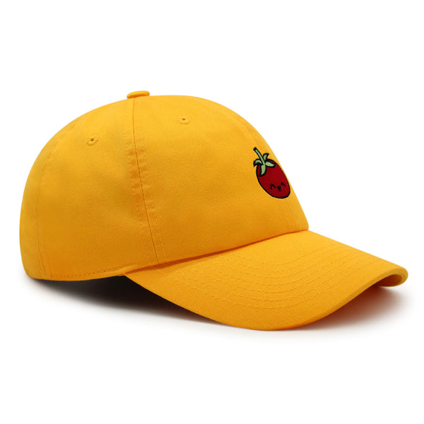 Tomato Premium Dad Hat Embroidered Baseball Cap Vegetable Vegan