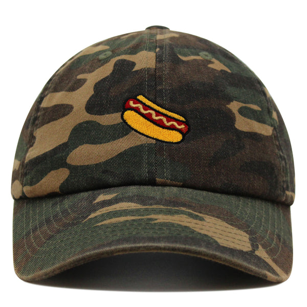 Hotdog Premium Dad Hat Embroidered Baseball Cap Foodie Sausage