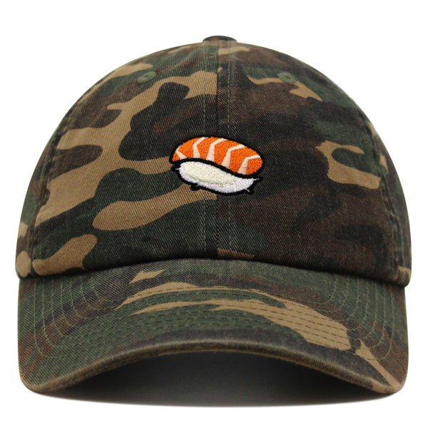 Sushi Premium Dad Hat Embroidered Baseball Cap Japanese Food