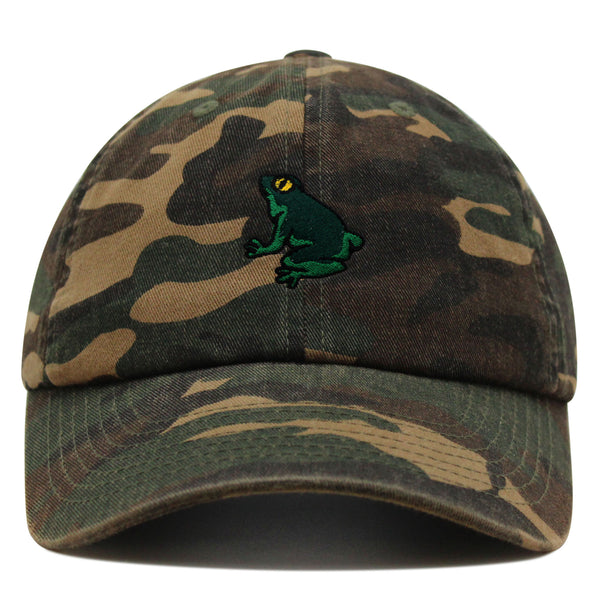 Frog Premium Dad Hat Embroidered Baseball Cap Pond