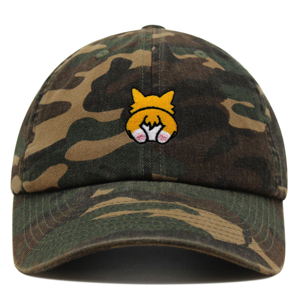 Corgi Butt Premium Dad Hat Embroidered Baseball Cap Welsh Corgi