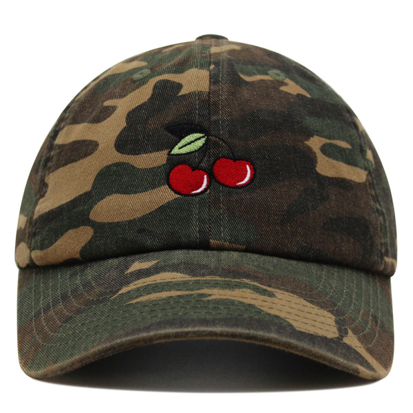 Cherry Premium Dad Hat Embroidered Baseball Cap Fruit