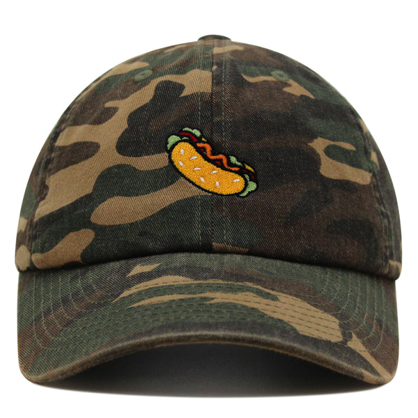 Hot Dog Premium Dad Hat Embroidered Baseball Cap Fast Food