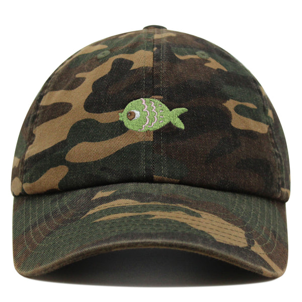 Fish Premium Dad Hat Embroidered Baseball Cap Aquarium