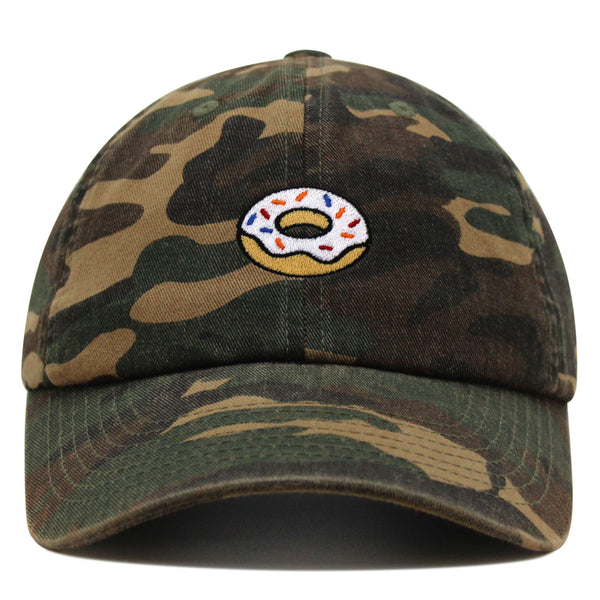 Donut Premium Dad Hat Embroidered Baseball Cap Doughtnut Snack