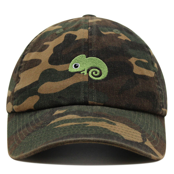 Chameleon Premium Dad Hat Embroidered Baseball Cap Amazon Jungle