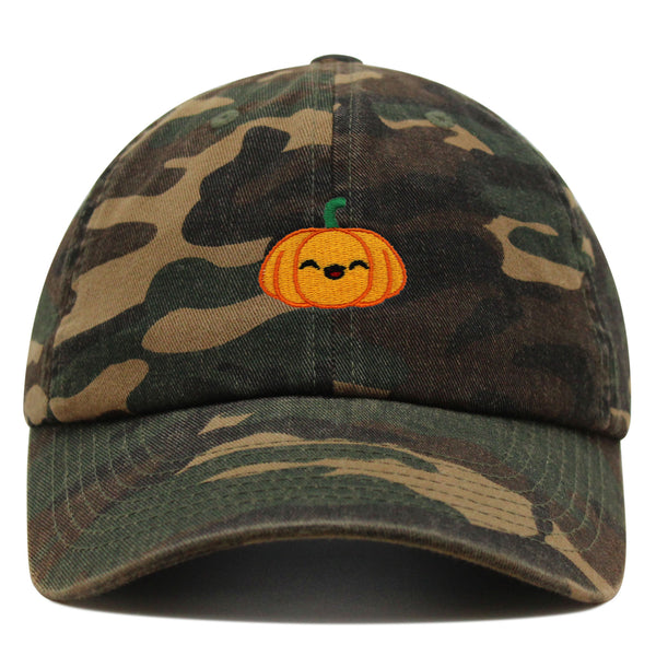 Pumpkin Premium Dad Hat Embroidered Baseball Cap Halloween Jack