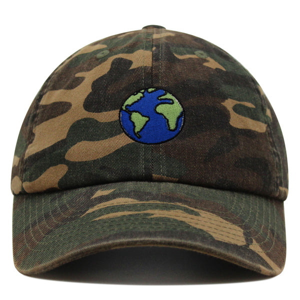 Earth Premium Dad Hat Embroidered Baseball Cap Environment