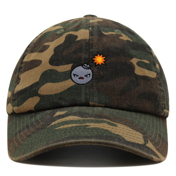 Bomb Premium Dad Hat Embroidered Baseball Cap War Combat