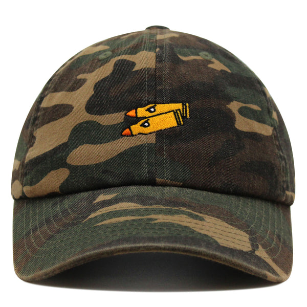 Bullet Premium Dad Hat Embroidered Baseball Cap War Combat