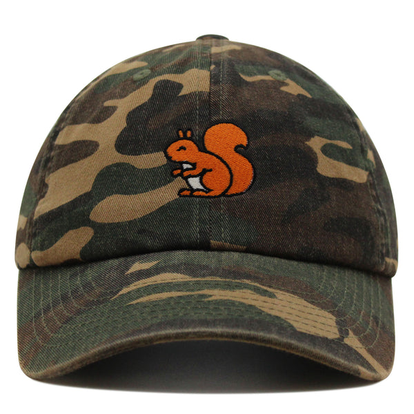 Squirrel Premium Dad Hat Embroidered Baseball Cap Hamster Chipmunks