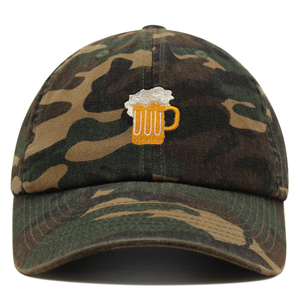 Beer Mug Premium Dad Hat Embroidered Baseball Cap Party