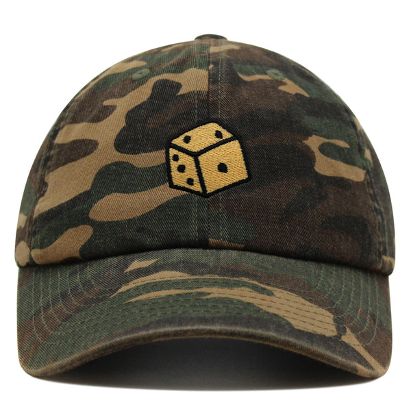 Dice Premium Dad Hat Embroidered Baseball Cap Cute Board Game