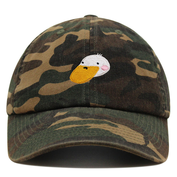 Duck Premium Dad Hat Embroidered Baseball Cap Zoo Bird