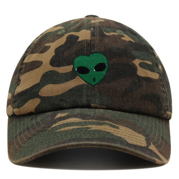 Alien Premium Dad Hat Embroidered Baseball Cap Area 51 Space