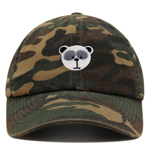 Panda Premium Dad Hat Embroidered Baseball Cap Zoo Animal