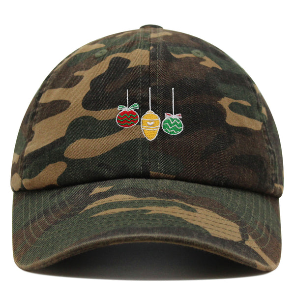 Ornaments Premium Dad Hat Embroidered Baseball Cap Christmas Tree