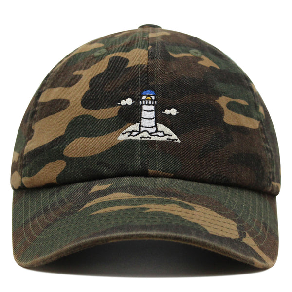 Light house Premium Dad Hat Embroidered Baseball Cap Seawall