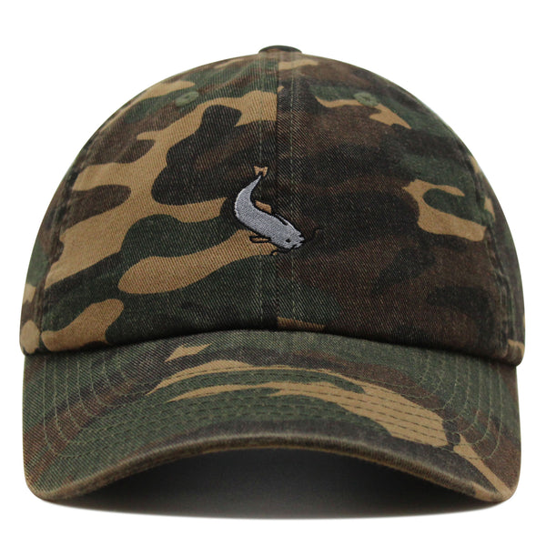 Catfish  Premium Dad Hat Embroidered Baseball Cap Seafood