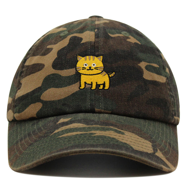 Cat Premium Dad Hat Embroidered Baseball Cap Cute