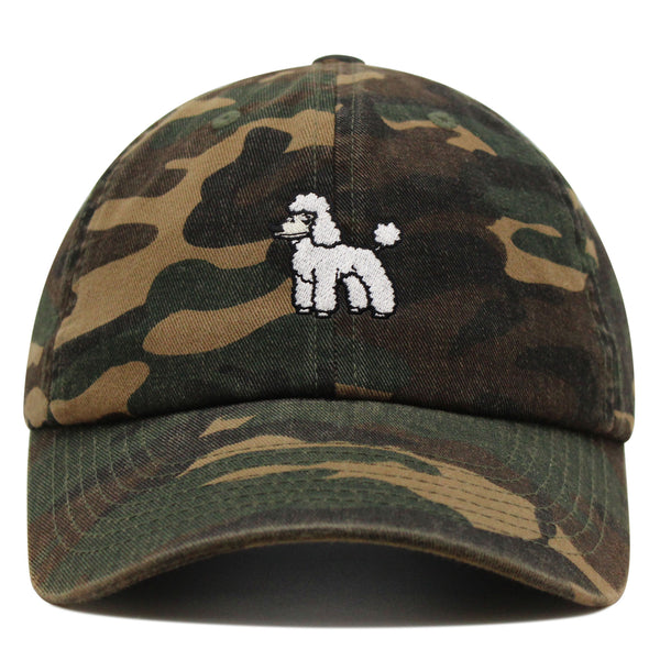 Fancy Poodle  Premium Dad Hat Embroidered Baseball Cap Puppies