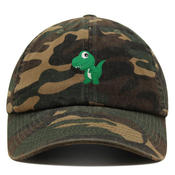 Dinosaur Premium Dad Hat Embroidered Baseball Cap Cute