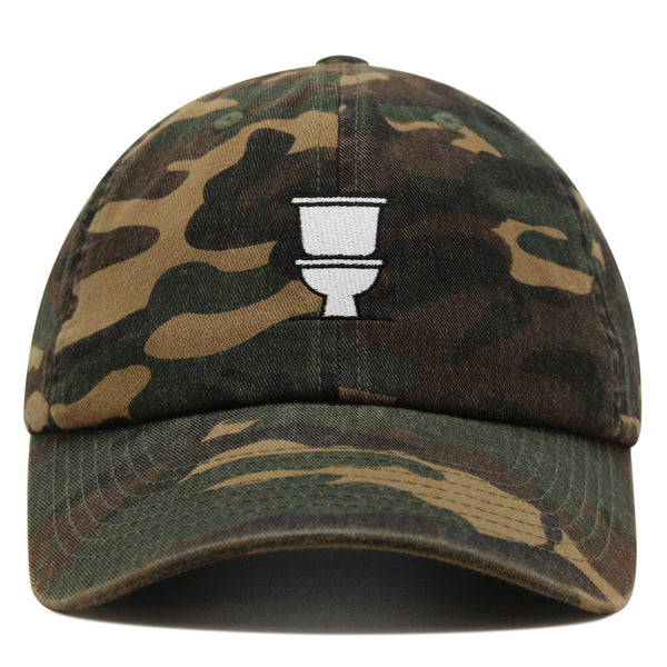 Toilet Premium Dad Hat Embroidered Baseball Cap Toilet Bowl