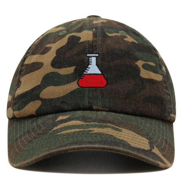 Erlenmeyer Flask Premium Dad Hat Embroidered Baseball Cap Science