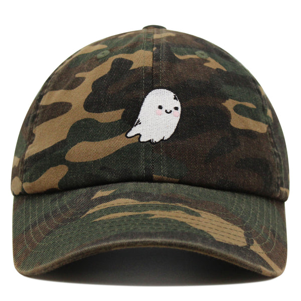 Cute Ghost Premium Dad Hat Embroidered Baseball Cap Scary