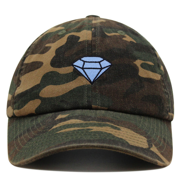 Diamond Premium Dad Hat Embroidered Baseball Cap Jewelry Logo