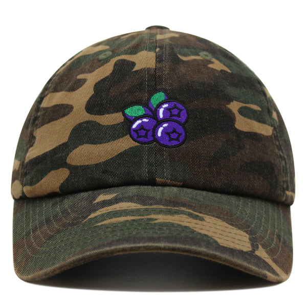 Blueberry Premium Dad Hat Embroidered Baseball Cap Fruit