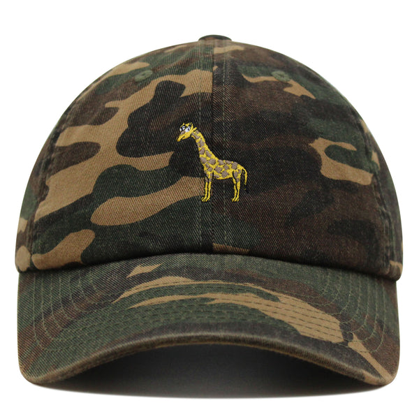 Giraffe Premium Dad Hat Embroidered Baseball Cap Africa Zoo