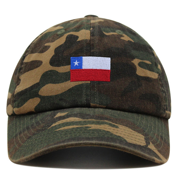 Chile Flag Premium Dad Hat Embroidered Cotton Baseball Cap Country Flag Series