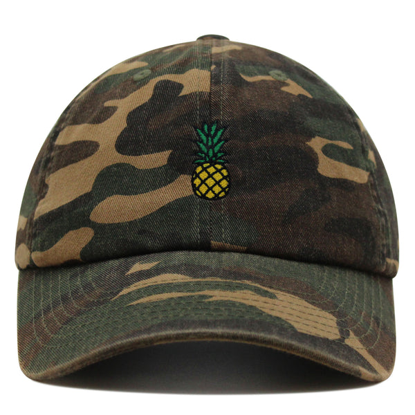 Cartoon Pineapple Premium Dad Hat Embroidered Cotton Baseball Cap