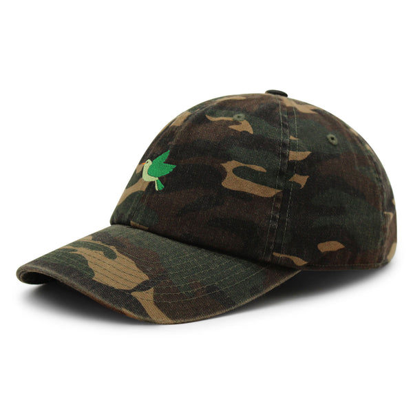 Bird  Premium Dad Hat Embroidered Baseball Cap Green