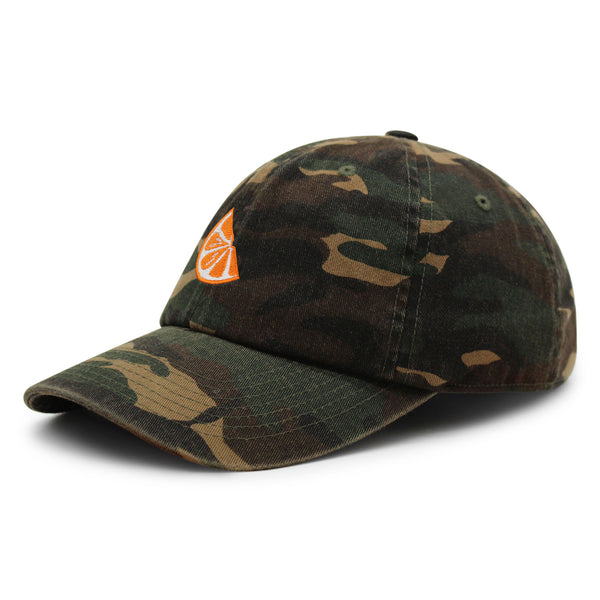 Orange Slice Premium Dad Hat Embroidered Baseball Cap Fruit