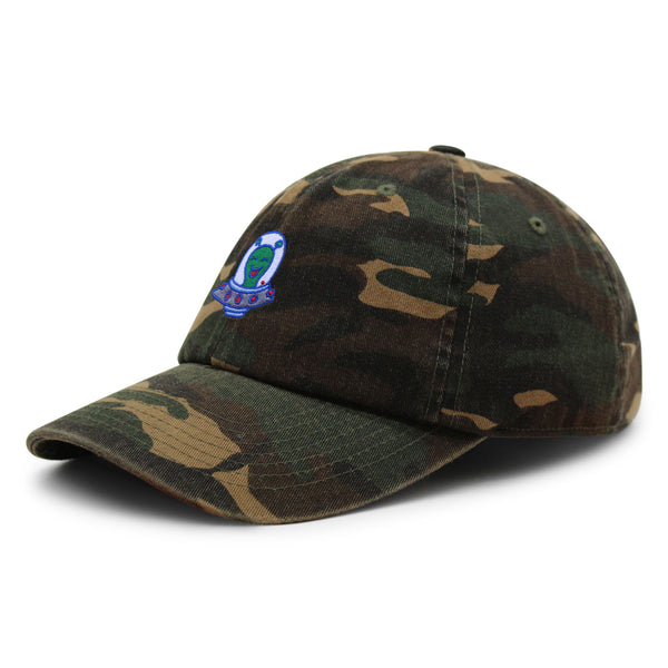 Flying Saucer Premium Dad Hat Embroidered Baseball Cap UFO