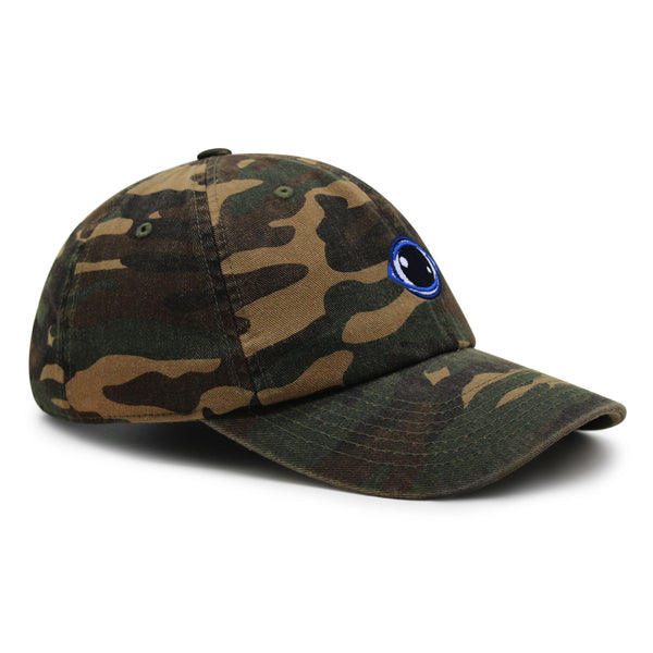 Eyeball Premium Dad Hat Embroidered Baseball Cap Vision Logo