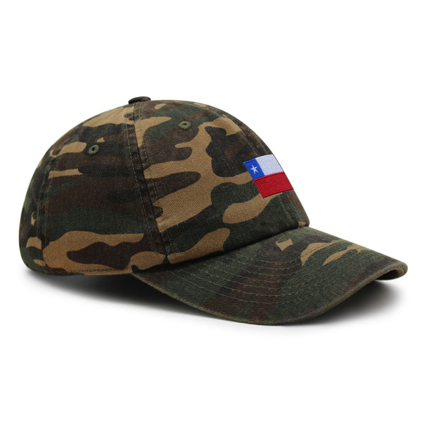 Chile Flag Premium Dad Hat Embroidered Cotton Baseball Cap Country Flag Series