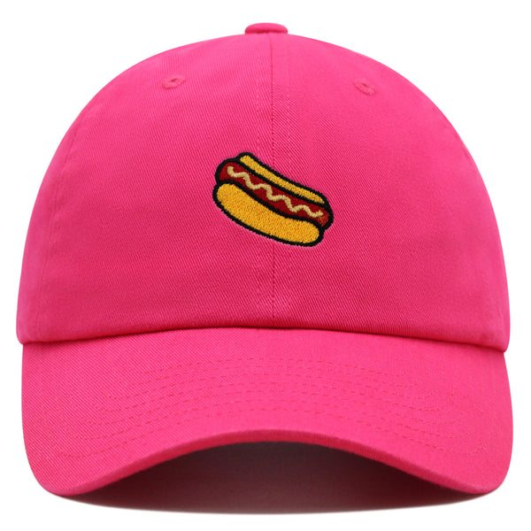 Hotdog Premium Dad Hat Embroidered Baseball Cap Foodie Sausage