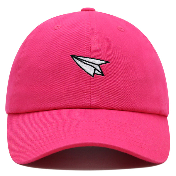 Paper Airplane Premium Dad Hat Embroidered Baseball Cap Plane Sky