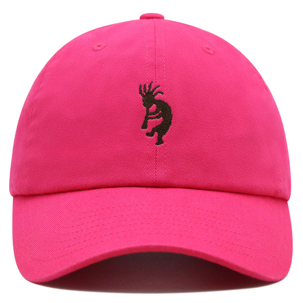 Kokopelli Premium Dad Hat Embroidered Baseball Cap Indian Traditional